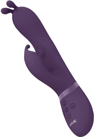 Vive Gada Δονητής Rabbit 22.8cm Μωβ