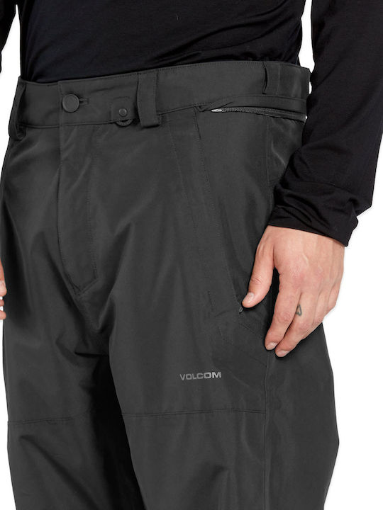 Volcom Gore-tex G1352519-BLK Men's Trousers for Ski & Snowboard Black