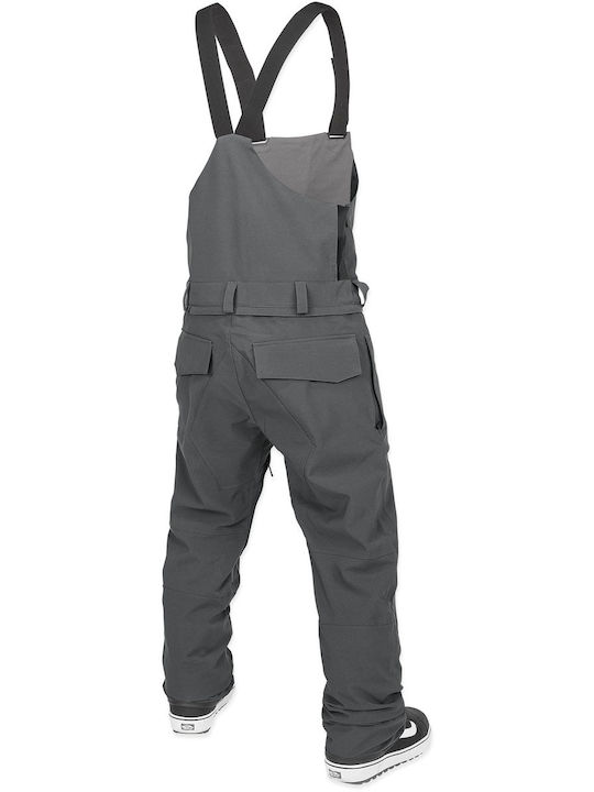 Volcom G1352508-CHR Men's Dungarees for Ski & Snowboard Gray