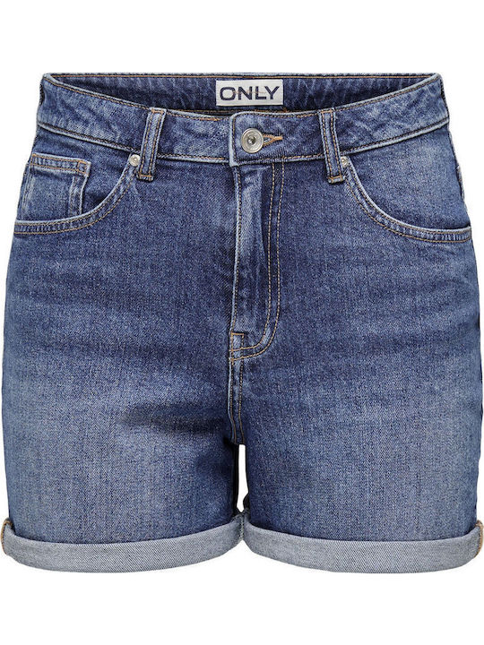Josephine Femei Talie înaltă Pantaloni scurți Med Denim