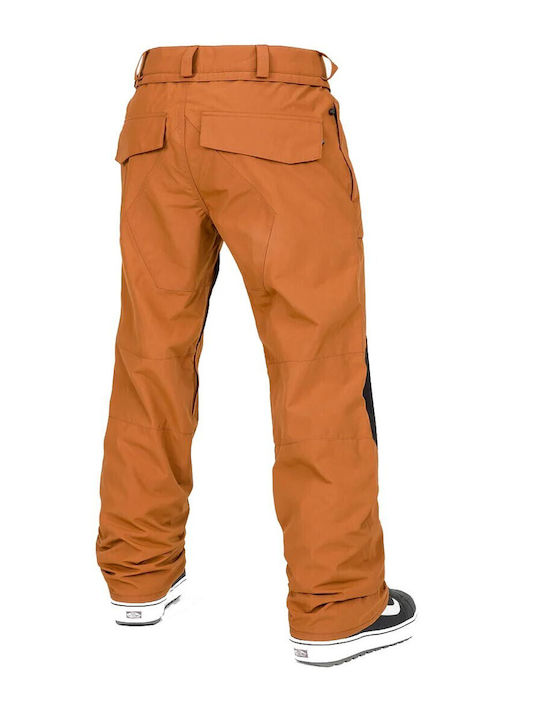 Volcom Roan G1352511-CRL Ανδρικό Παντελόνι Σκι & Snowboard Καφέ