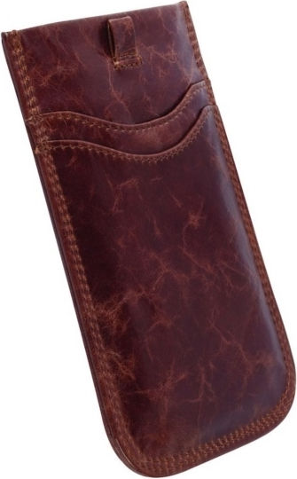 Krusell Tumba Back Cover Δερμάτινο Καφέ (Nexus 4)