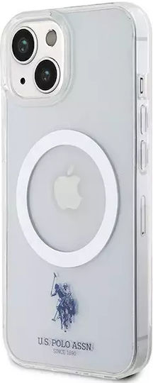 U.S. Polo Assn. Magsafe Collection Back Cover Silicone / Plastic Transparent (iPhone 15)