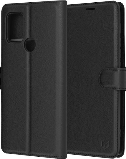 Techsuit Book Δερμάτινο Μαύρο (Moto G10 / Moto G20 / Moto G30)