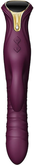 Zalo Velvet Δονητής G-Spot 25.7cm Μωβ