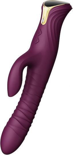 Zalo Velvet Δονητής G-Spot 25.7cm Μωβ