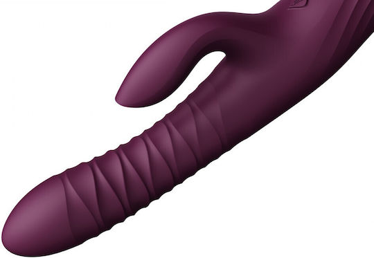 Zalo Velvet Δονητής G-Spot 25.7cm Μωβ