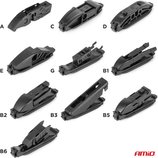 AMiO Hybrid Multi Connect Lamelă Ștergător Auto Șofer 400mm