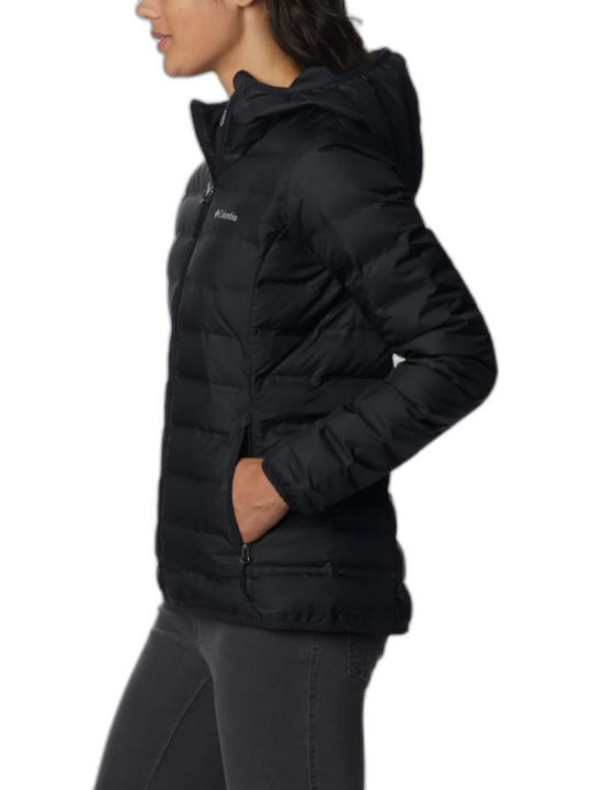 Lake 22 Ii Women's Short Puffer Jacket for Winter with Hood Black