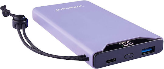 Intenso F10000 Power Bank 10000mAh 20W with USB-A Port and USB-C Port Quick Charge 3.0 Lila