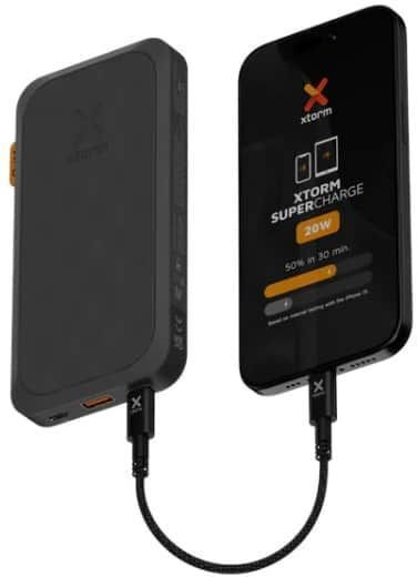 Xtorm Fuel Power Bank 10000mAh 20W Quick Charge 3.0 Μαύρο