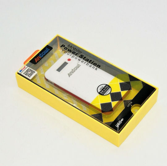 KLGO KP-60 Power Bank 10000mAh με 2 Θύρες USB-A Λευκό