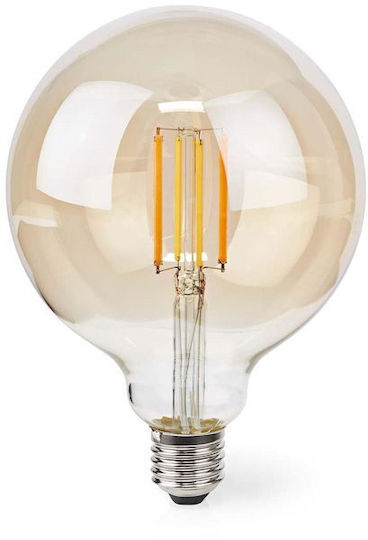 Nedis Wi-fi Smart Led Bulb Filament E27 G125 7w 230v 806lm Warm White 1800 3000k Dimmable