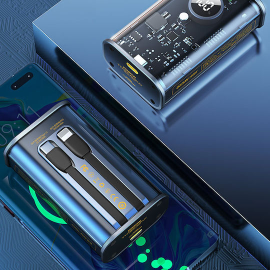 WK Wp-345 Power Bank 10000mAh 20W Power Delivery Μαύρο