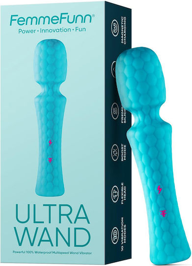 FemmeFunn Δονητής Μασάζ 20.3cm Τιρκουάζ