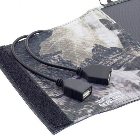 PowerNeed ES-4 Solar Power Bank 1000mAh cu Port USB-A Albastru