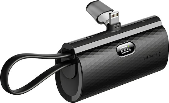 Forcell F-Energy Power Plug F5K3 Lightning 5000mAh 20W Power Delivery / Schnellladung Schwarz