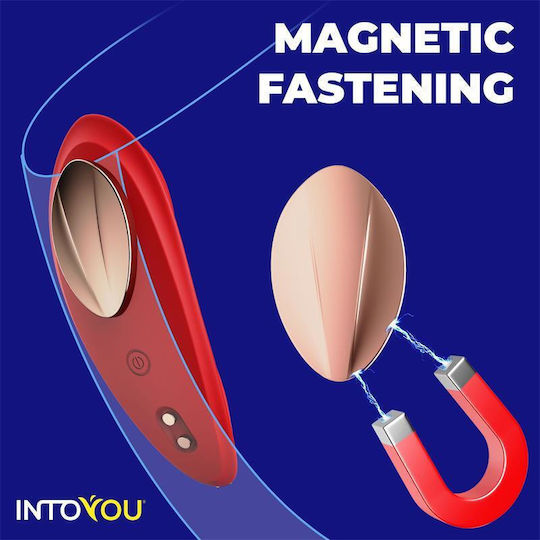 Vibrator for Couples with Remote Control Red