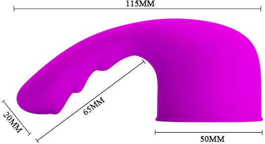 Pretty Love Head Massager Curitis Vibrator Head Purple