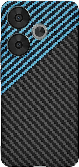 Techsuit Umschlag Rückseite Blau (Poco F6)