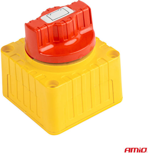 AMiO Batterieschalter Auto 12V Universal Schwarz