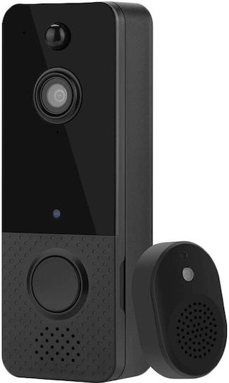 Smart Video Türsprechanlage Smarthome Rohs Kabelloser Ir Sensor Nachtsicht Gegensprechanlage Smart App Schwarz