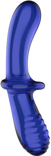 Satisfyer Double Crystal Γυάλινο Dildo Μπλε