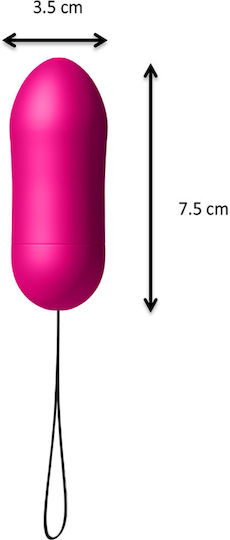 Dorcel Vibrating Egg Secret Vibe Mini Δονητής Egg με Απομακρυσμένο Έλεγχο 7.5cm Ροζ