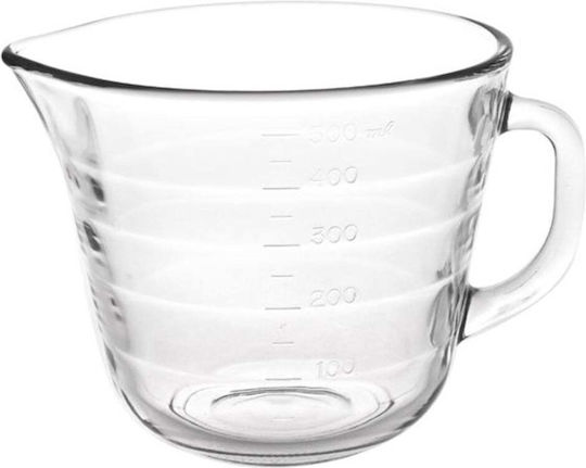 Graduierte Glas Milchkrüge Zum Aufschäumen Von Milch Cappuccino Barista Stil Griff 500 Ml
