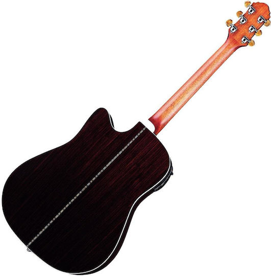 Crafter Semi-Akustik Gitarre DE-24/N Ausschnitt Natürlich
