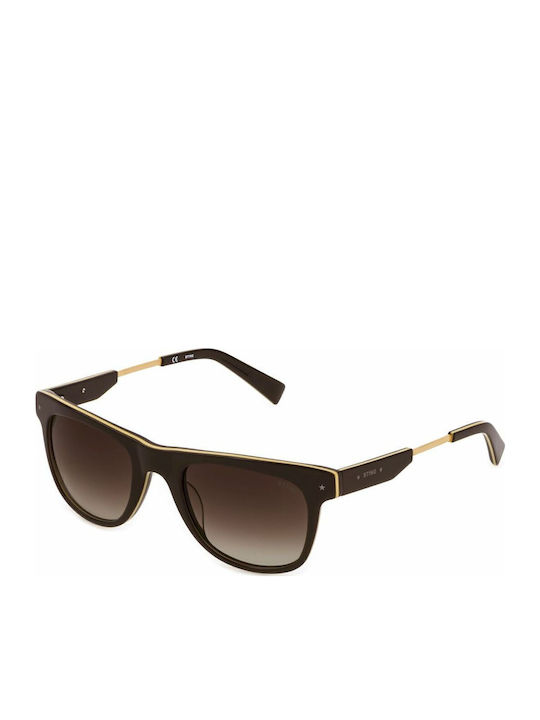Sting Women's Sunglasses with Brown Frame and Brown Gradient Lens SST383 0AAH