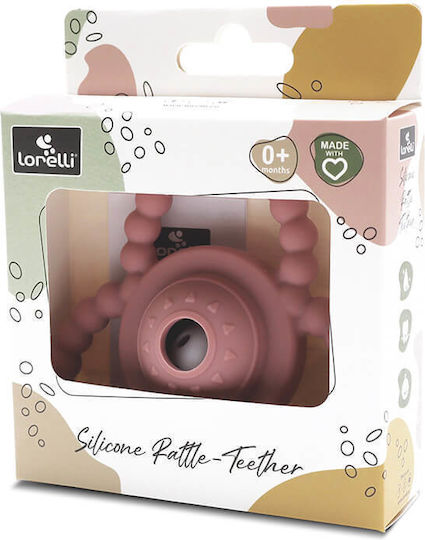 Lorelli Teething Rattle made of Silicone for 0 m+