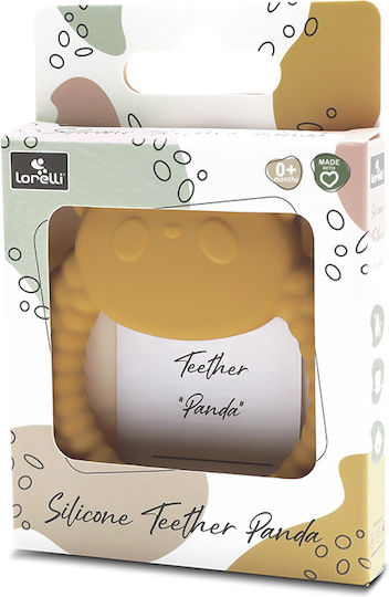 Lorelli Panda Teething Ring made of Silicone for 0 m+
