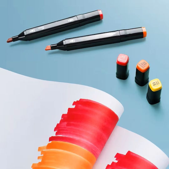 Marker Gestaltung von 1mm Set 80 Farben