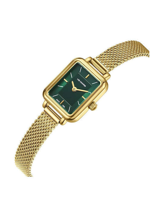 Lee Cooper Uhr mit Gold Metallarmband