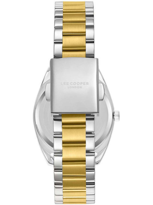 Lee Cooper Γυναικείο Ρολόι 32mm Μπαταρίας με Χρυσό Μεταλλικό Μπρασελέ