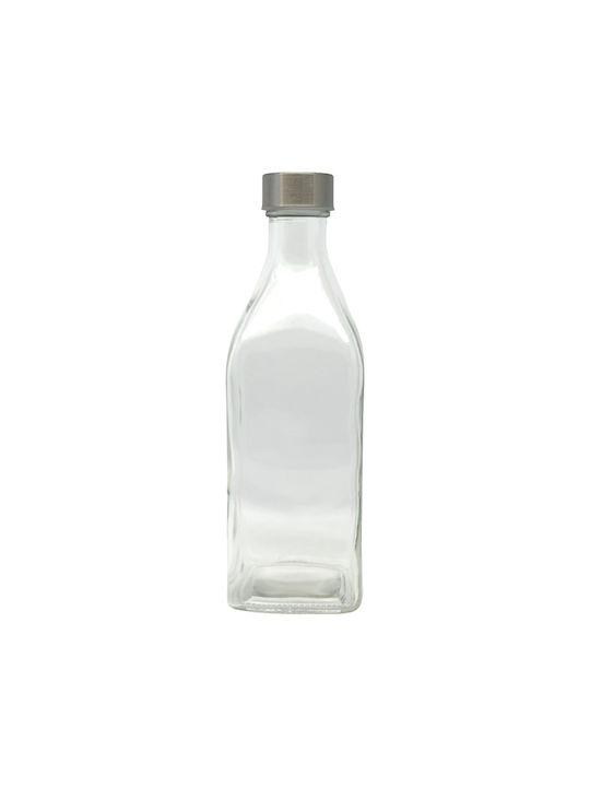 Ankor Bottle Water Glass with Screw Cap Transparent 1000ml