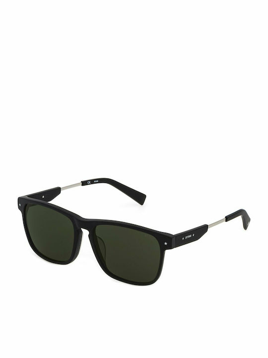 Sting Men's Sunglasses with Black Plastic Frame and Gray Lens SST384 0703