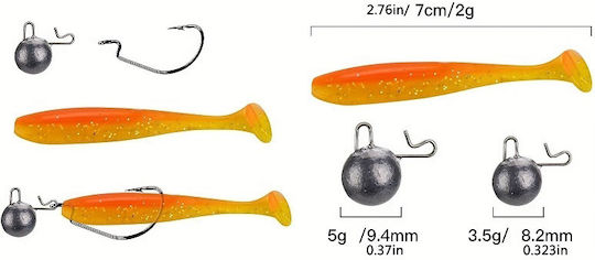 Artificial Bait 2.5pcs Set 25pcs