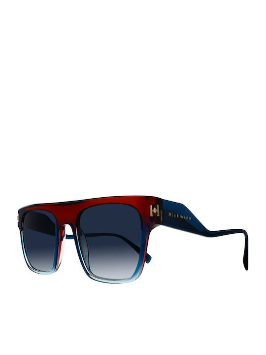 Ana Hickmann Women's Sunglasses with Multicolour Plastic Frame and Blue Gradient Lens HI9155 C02
