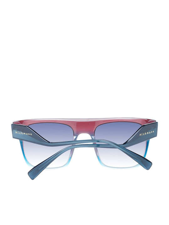 Ana Hickmann Women's Sunglasses with Multicolour Plastic Frame and Blue Gradient Lens HI9155 C02