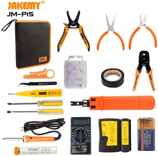 Jakemy Caseta cu 17 Kit de reparare a rețelei