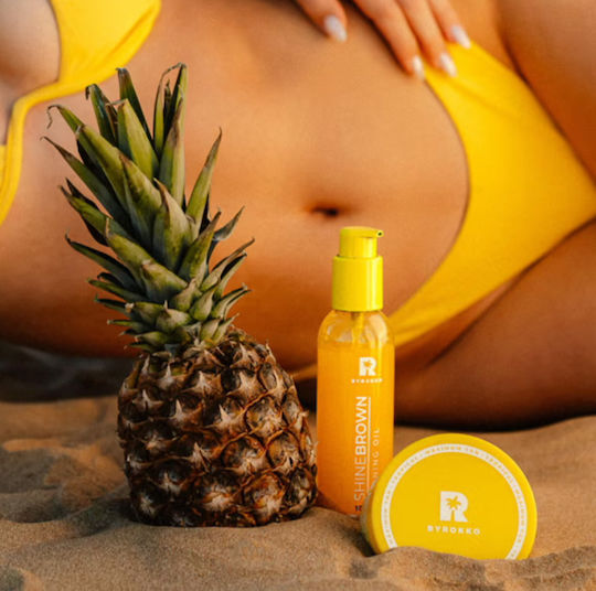 Byrokko Tropical Tan Bundle Super Active Set Autobronzant Cremă Corp 150ml