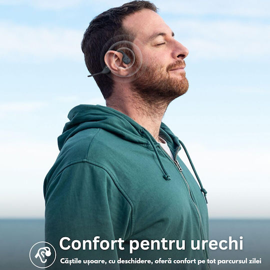Wireless Bluetooth Audio Earbuds Sport Visionhub Bone Conduction Waterproof Rgb Light Microphone Ultra Lightweight 34g 500mah Battery 15 Hours Suitable Sports