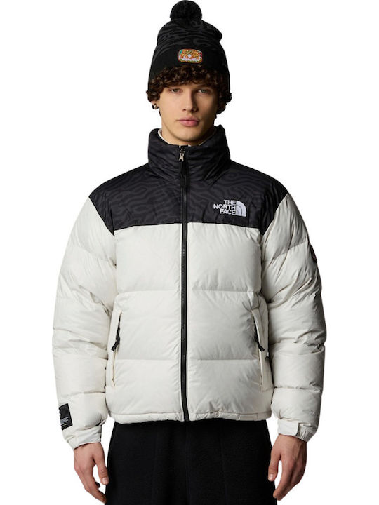 1996 Retro Nuptse Мъжко Яке Бял Dune