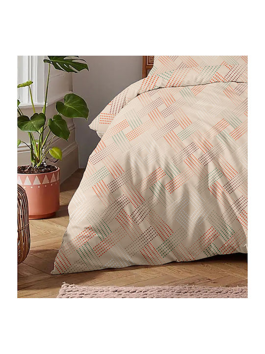 Cokitex Duvet Cover Flannel Queen 220x250 Zuri Dusty Beige