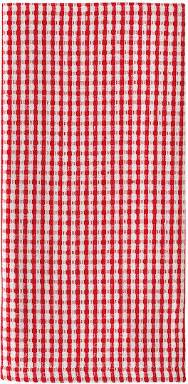 Kentia Fazzy Towel from 100% Cotton in Red Color 40x60cm 2pcs
