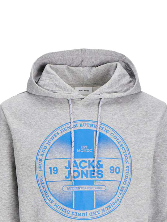 Jack & Jones Light Grey Melange with Hood