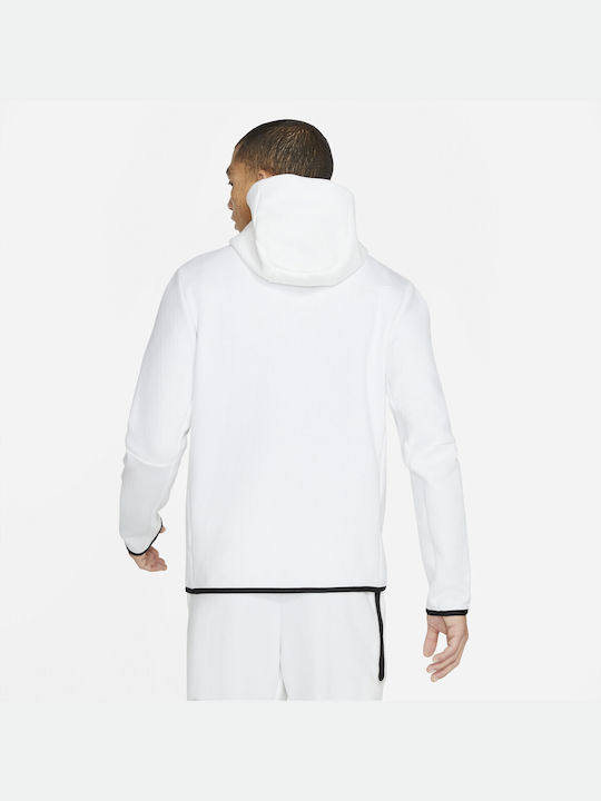 Nike Tech Fleece White with Hood