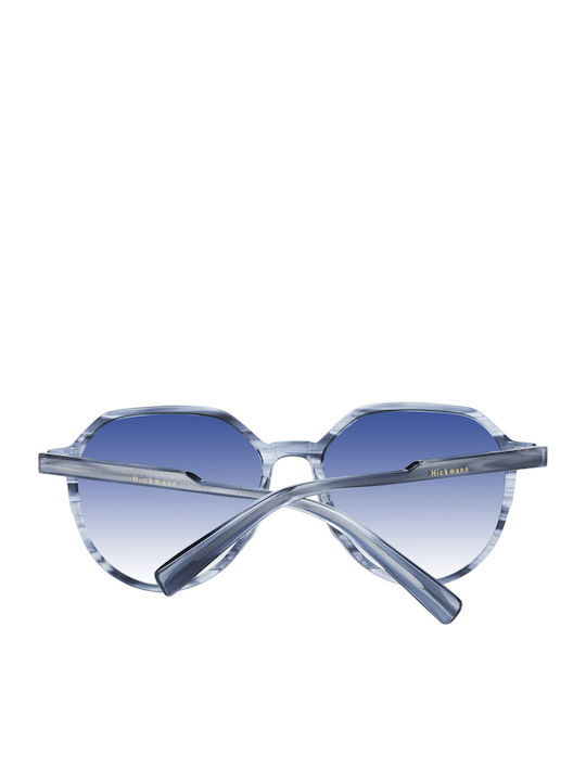 Ana Hickmann Women's Sunglasses with Brown Tartaruga Plastic Frame and Gray Gradient Lens